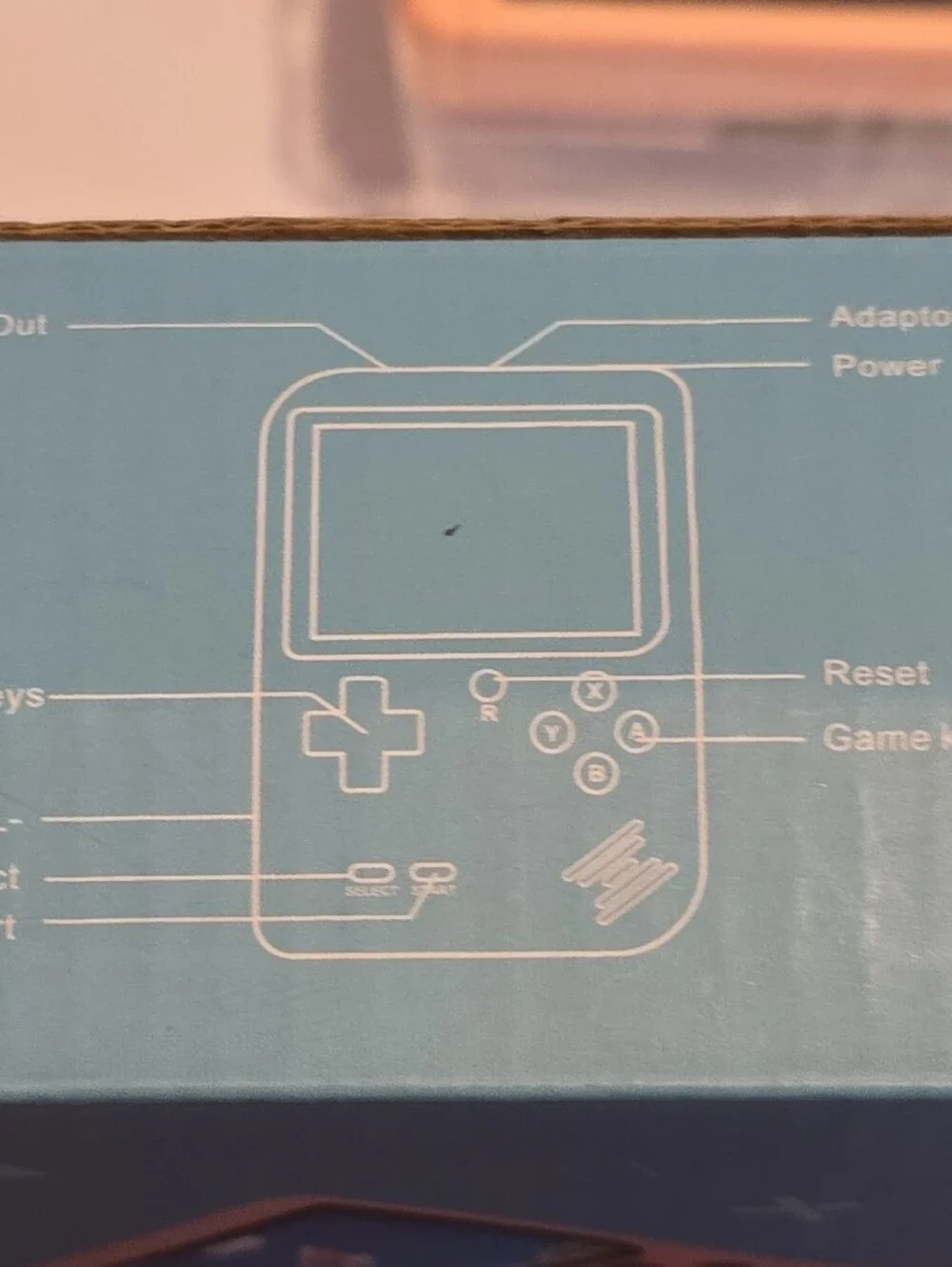 NEW IN BOX Game Box Plus- Hand Held Game System Red With Controller